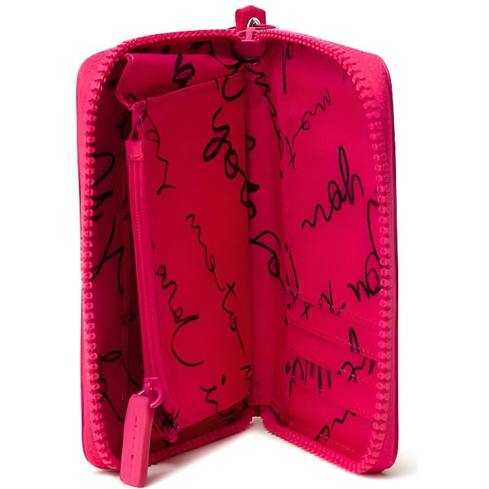 Portefeuille Desigual Mone_Onyx Marisa 1001 RAW - Sac à Main Femme Avec Fleurs Estampées Contrastantes - Style Unique Et Coloré