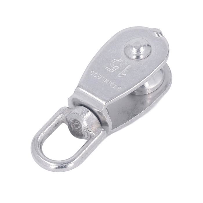 Roulette Simple Bloc – Poulie Robuste Pour Quincaillerie, Bricolage – Livraison Gratuite – Lot De 1 Pièce