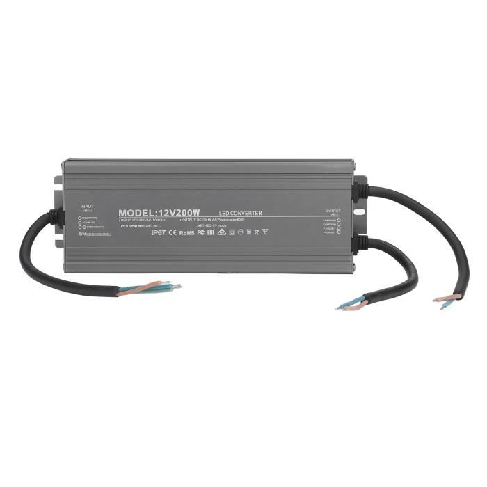 Transformateur LED 12V/24V 36W Anneau IP66 Alimentation à Tension Constante LED Blanc Transformateur LED 12V/24V 36W Anneau IP66 Alimentation à Tension Constante LED Blanc