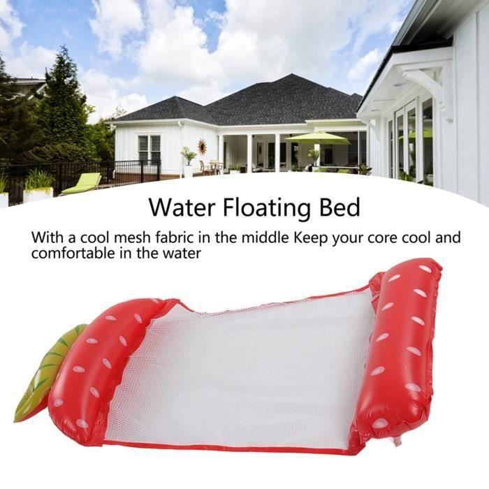 Lot De 2 Hamacs à Eau 4 En 1 Avec Filet - Hamac Gonflable Piscine, Lit Flottant Et Fauteuil Lounge Bleu Et Magenta