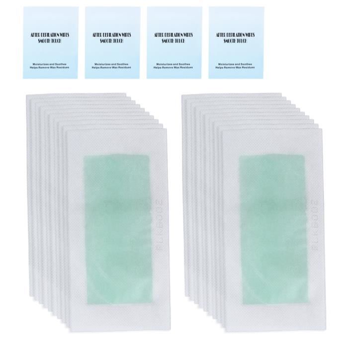 Lot De 40 Bandes De Cire Veet Pour Peaux Sensibles - Jambes & Corps - Fabriqué UK