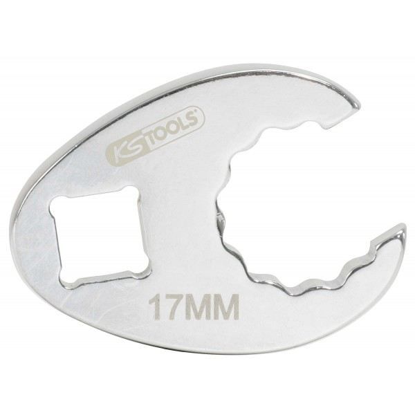 KS Tools embout fourche 12 pans 3/8" 17 mm - chrome-vanadium, longueur 46 mm