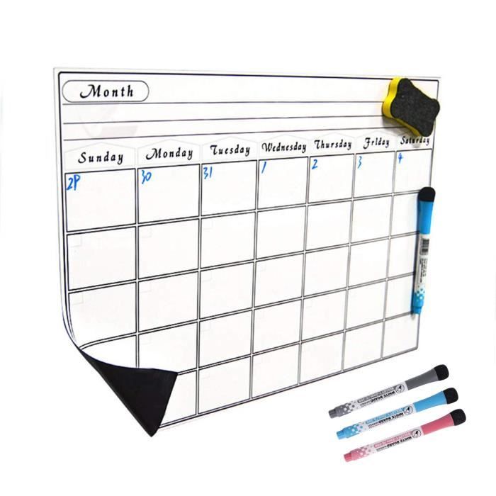 tableau blanc magnétique frigo