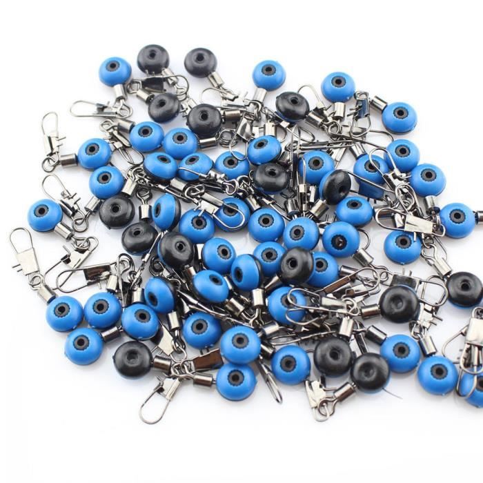 VBESTLIFE 10Pcs T-Forme Ligne de pêche pivote s'enclenche chaîne