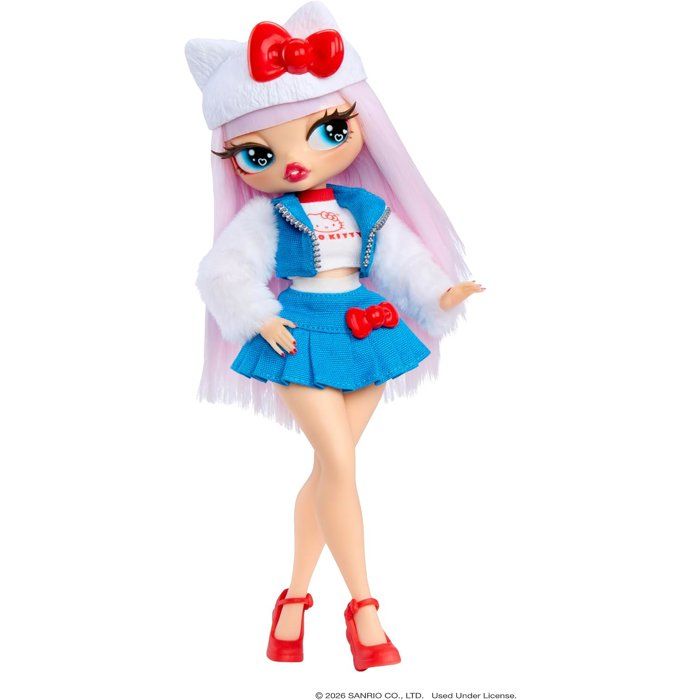 L.O.L. Surprise! O.M.G. Hello Kitty and Friends - Hello Kitty poupée articulée - 24 cm - 4 modèles à collectionner