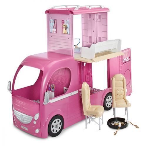 Barbie - Camping Car Duplex - Cdiscount Jeux - Jouets