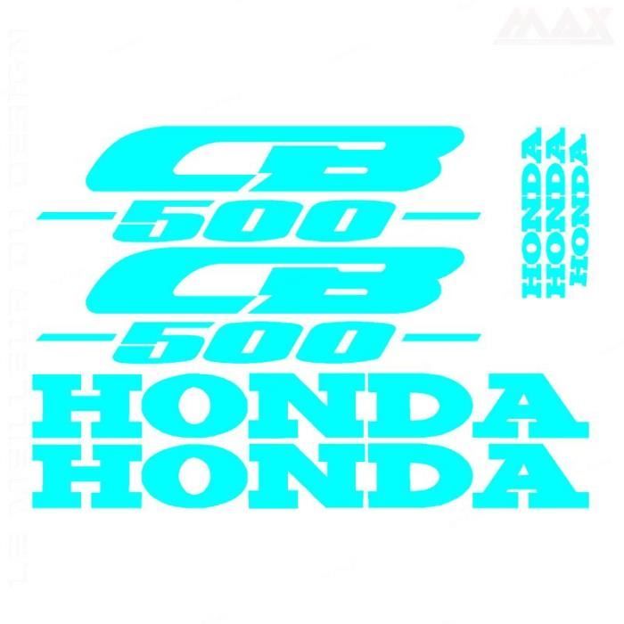 Sticker Cb 7 stickers CBR 500 – BLEU CIEL – sticker HONDA CB 500 - HON438 ...