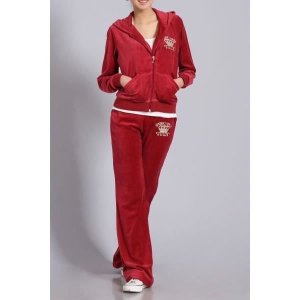 jogging femme bordeau