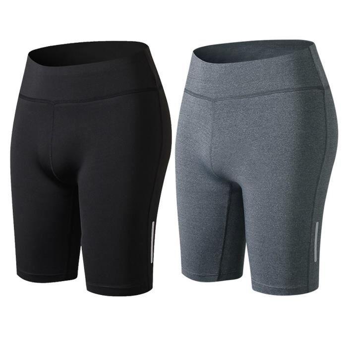 * Femmes 3//4 Leggings Shorts Collants Cyclisme Running Yoga Exercice Entraînement Gym