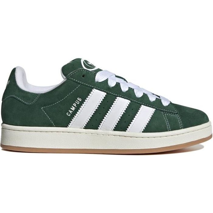 Chaussures Adidas Campus 00S Homme - Cuir - Vert - Lacets