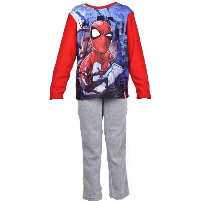 Marvel Robe de Chambre Enfant Peignoir Enfant Garcon Polaire Spiderman Avengers 