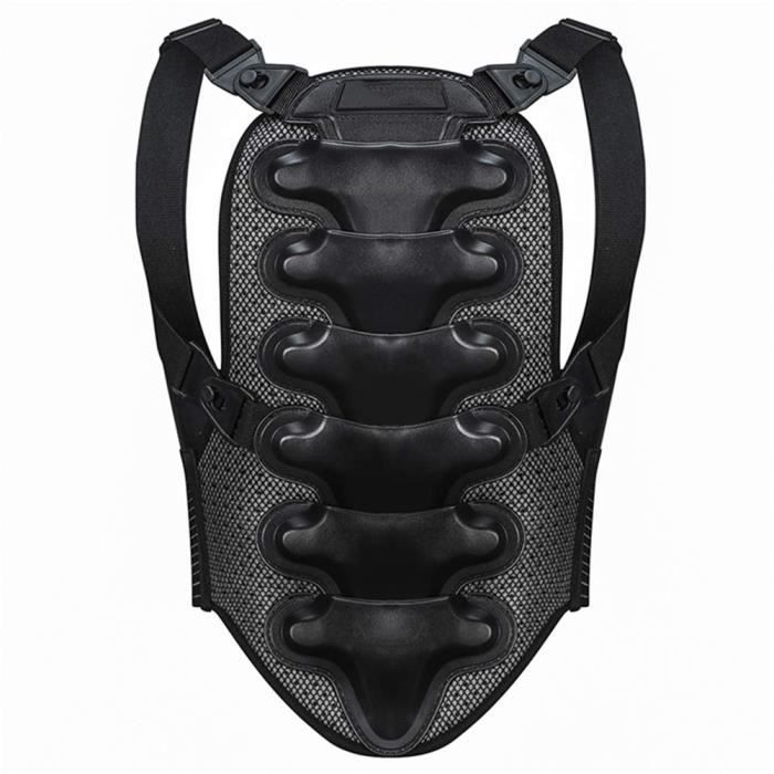 Protection Dorsale Amovible Pour Moto - Coussin EVA, Respirant, Taille Unique ~27.5x40.5cm