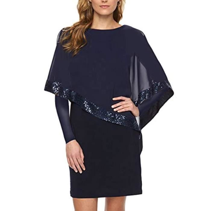 robe poncho soiree