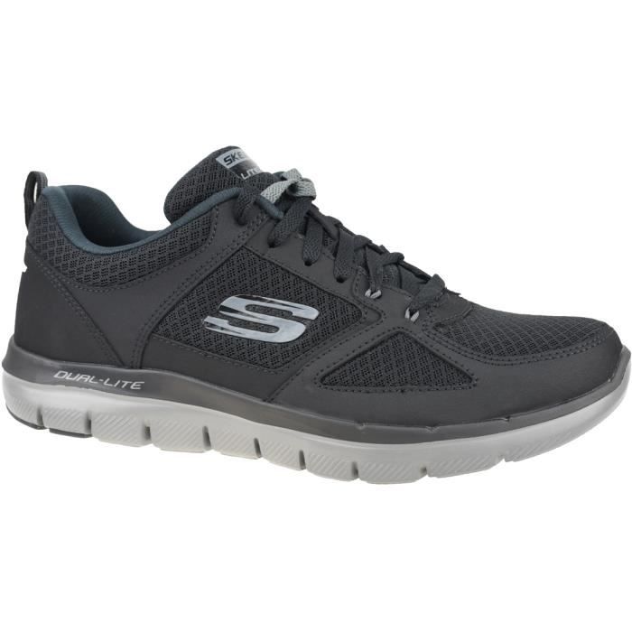 Skechers flex dual lite 2025 noir