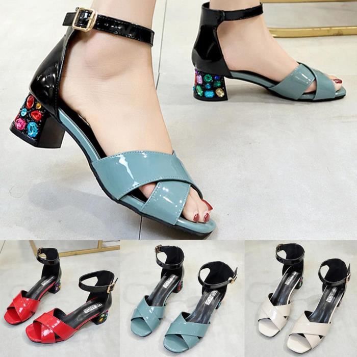 Escarpins Amanda Platnum - Talons Ouverts, Orteils Dégagés - Taille 7.5 US - Argent Métallique - Occasion