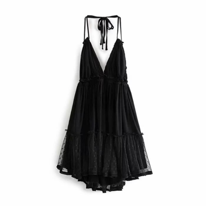 Robe Longue Manche Longue HEITIGN Femmes Body Dentelle Épissage À Manches Longues En Maille Col Roulé Mince Femmes Body Combinaisons Pour Fête Vacances Rencontres (Noir Bodys Femme