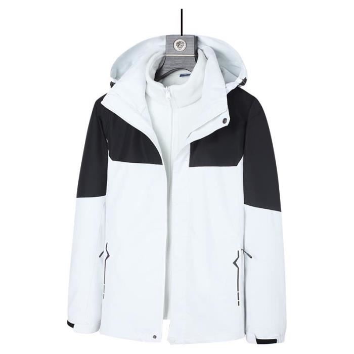 Blouson Hiver Femme 3 en 1 Imperm?�able pour Randonn?�e - Marque - Mod?�le - Doublure Polaire 
