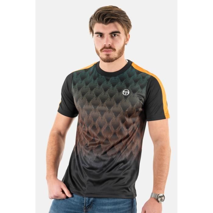 Tee shirt homme Sergio Tacchini Foresta 570 Noir Noir