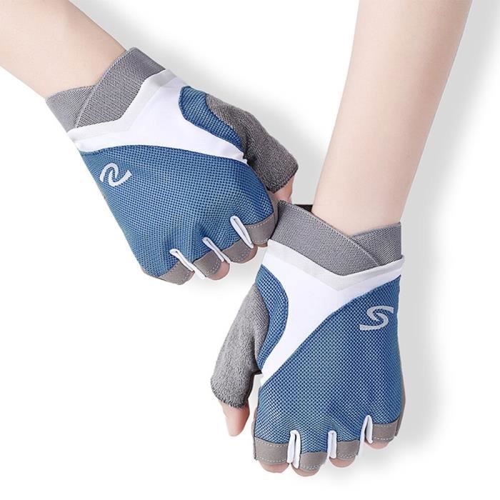 Gants De Sport Unisex Avec Gel Anti-choc - Paume Antidérapante Et Respirante - Pour Vélo, Gym, Musculation - 10