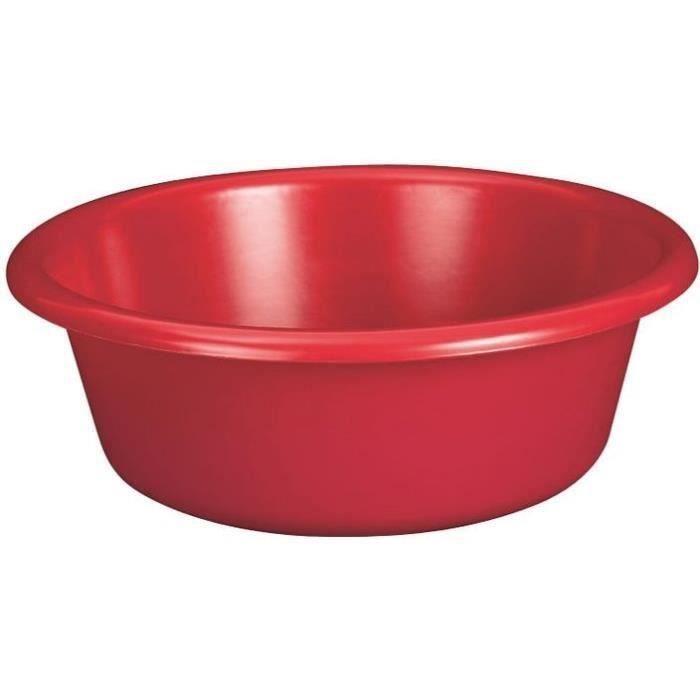 BASSINE CUVETTE ALUMINIUM ET PLASTIQUE Cuvette ronde Ø25x8cm 25l