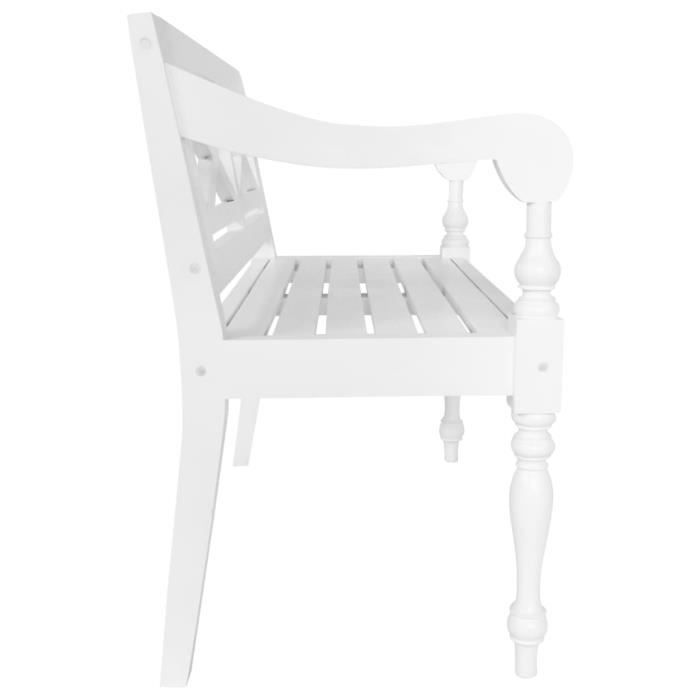 Banc Banquette Coffre En Acajou Massif – Style Antique – Siège Relevable – Neuf
