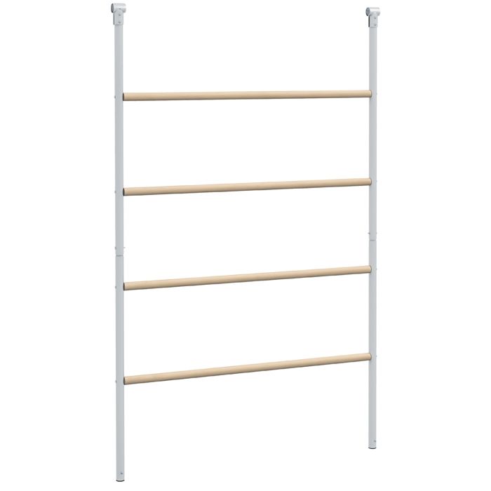 Comparer les prix de Grand perchoir échelle poules 4 niv. compatible enclos poulailler