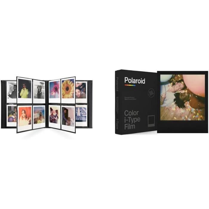 Polaroid Album Photo - Grand & 6019 - Films instantanes Couleur pour i-Type  - Black Frame Edition - Cdiscount Beaux-Arts et Loisirs créatifs