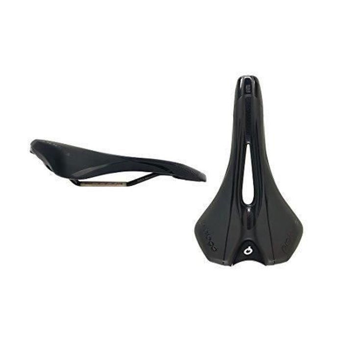 Selle - PROLOGO - Kappa Dea 2 - Noir - 282 x 143 mm - Rails Chromum HRS