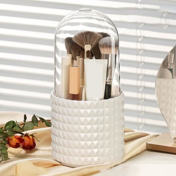 Pot à Ustensiles En Bois De Noyer – Design Angulaire Moderne – Grand Capacité, Pour Cuisine, Bureau, Rangement