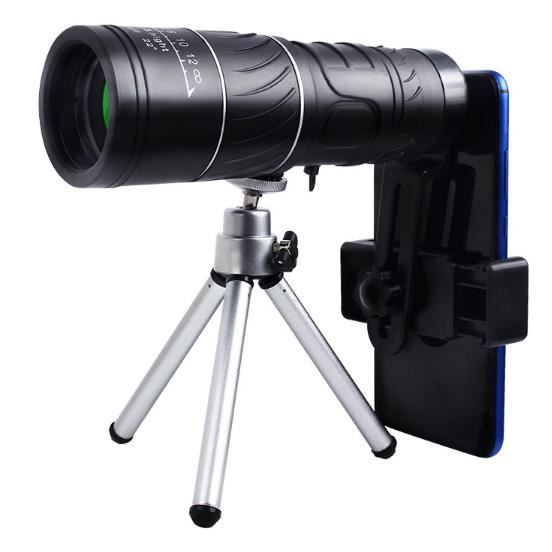Jotekonoby Monoculaire HD Zoom 10-300x Rétractable – Parfait Pour Randonnée, Camping Et Observation Avec Clip Téléphone