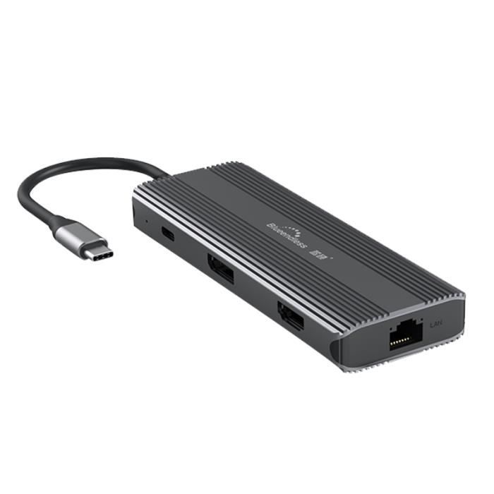 Blueendless Hub USB C pour Macbook Pro Hub de Type C Vers Lecteurs de ...