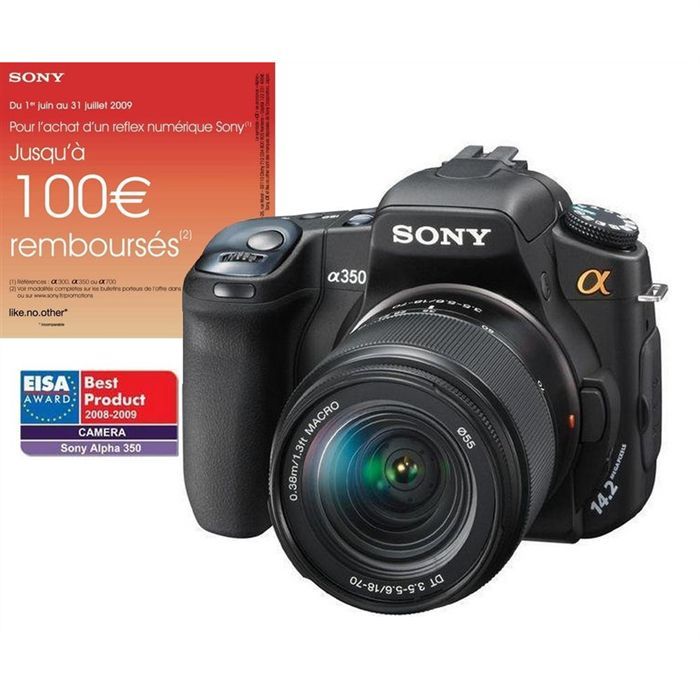 Sony DSLR-A350 + 18-70 mm F3 5-5 6
