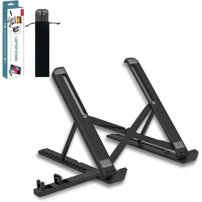 34€ Sur Support Pour Ordinateur Pliable NASPALURO, à 9 Angles Réglables, Support Ventilé Pour