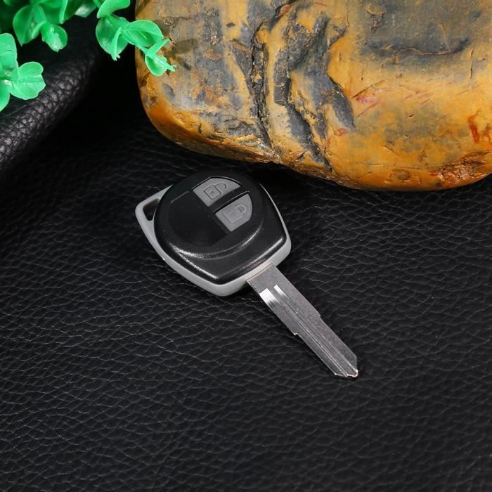Coque de clé de Moto à 2 Boutons, Coque Clé pour Clé de Rechange pour 2 Boutons pour Vitara Swift SX4 Liana Alto