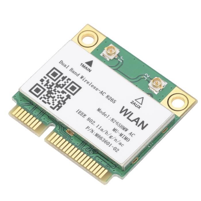 Ashata Carte WiFi PCIE Carte Sans Fil Double Bande 2.4G/5G Pour