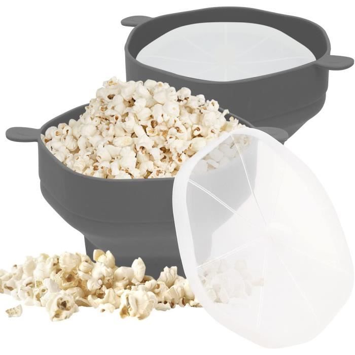 Machine À Popcorn Et Micro-Ondes Popcorn Popper (2L) Verre Borosilicate