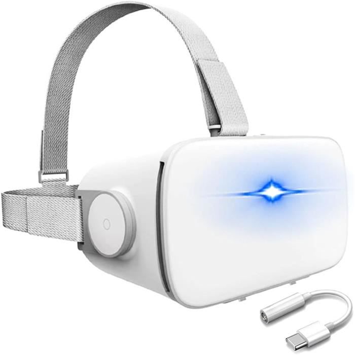 Casque Pc Casque VR, Casque Ru00e9alitu00e9 3D Virtuelle, Qualitu00e9 D'image 2K HD & Lumiu00e8re Anti -Bleue-Casque De Ru00e9alitu00e9 Virtuelle Pour Jeux Et Films Casque Réalité Virtuelle