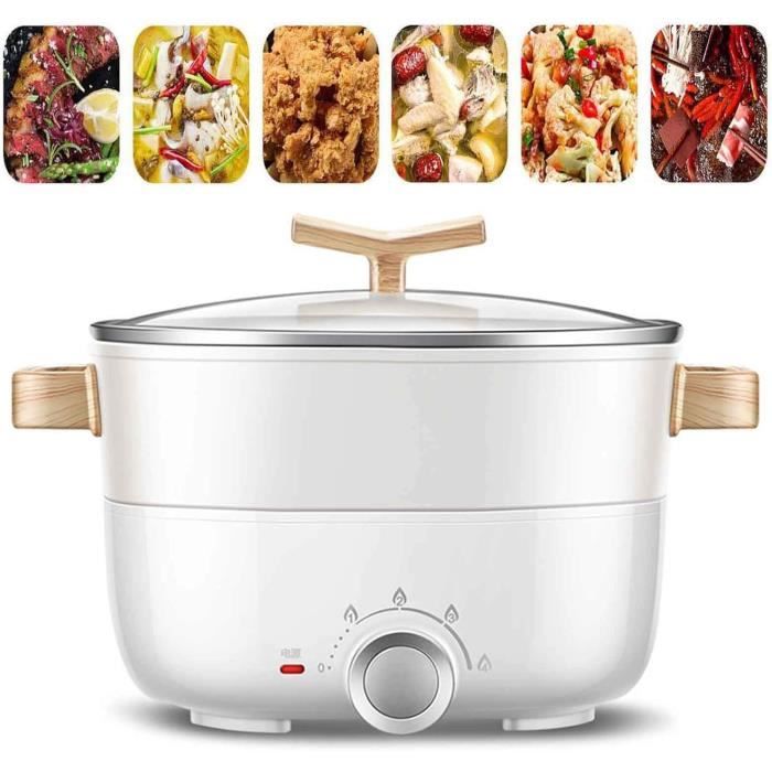 Machine à Petit-déjeuner Multifonction - Plaque Chauffante Antiadhésive 900W - Avec Couvercle Vapeur - Prise UE - Pour œufs, Pancakes, Grillades...
