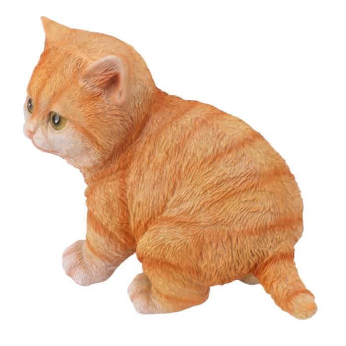 Statue De Chat Décorative Avec Plateau De Rangement - En Résine Grise, Idéale Pour Le Salon, L'entrée Ou Le Bureau - 13