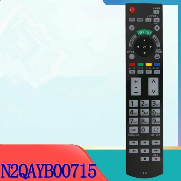 Telecomando Universale Sostitutivo Per Panasonic N2QAYB000717 - Alimentatore E Telecomando