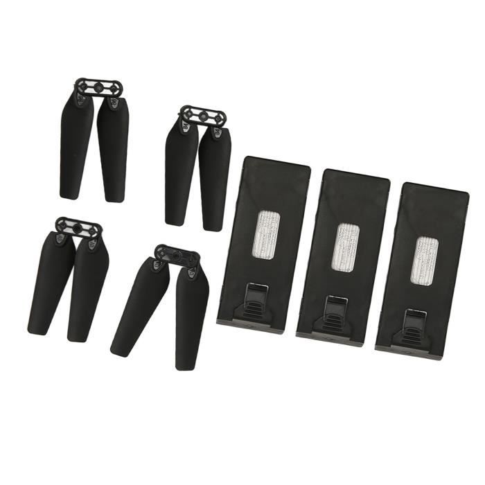 Batteries 3.7V 1800mAh + Hélices + Cadre De Protection Pour Drone Mini X226 / X226 VR - Lot De 3 Batteries - Pièces De Rechange - 5