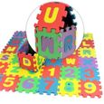 Tapis de jeu en mousse EVA pour enfants - Alphabet et chiffres - Magideal-1