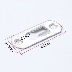 Lot De 20 Cintres Avec 40 Vis En Métal Pour Trou De Serrure