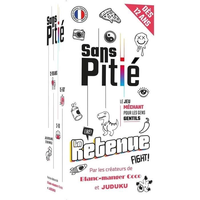 Sans Pitie - La Retenue - Jeux de société - Par les Créateurs de Blanc  Manger Coco et JUDUKU - Jeu de carte - NOUVEAU - Cdiscount Jeux - Jouets