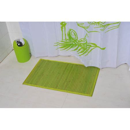 Tapis Susi en laine et viscose de bambou vert 200 x 300 cm