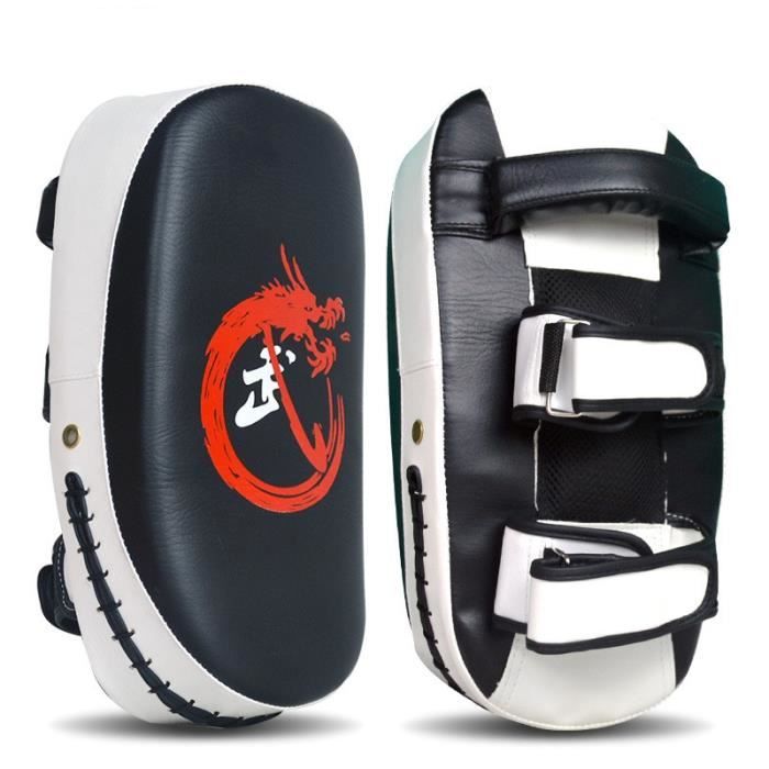 Sac de frappe Pao tampons de frappe en cuir PU quipement d entra nement et de force cible main boxe karat Muay Type Rouge