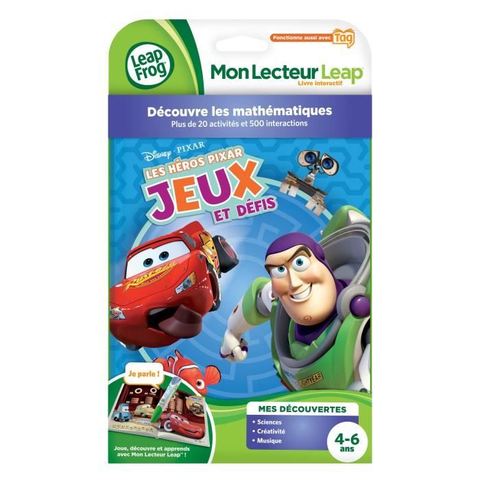 Leapfrog Mon lecteur Leap - Livre dessine tes héros Pixar Disney