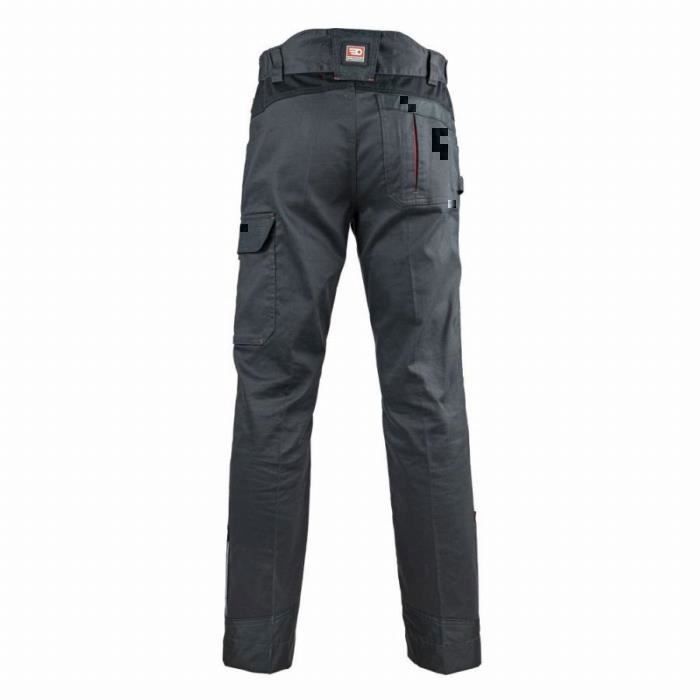 Pantalon Stretch Noir Taille 48 - Coupe Droite - Occasion Très Bon état - Marque Générique