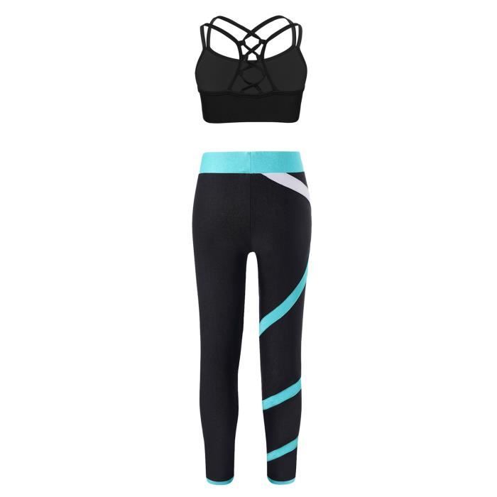 Ensemble de Vetement Sport Homme 4 Pieces Fitness Running Vert
