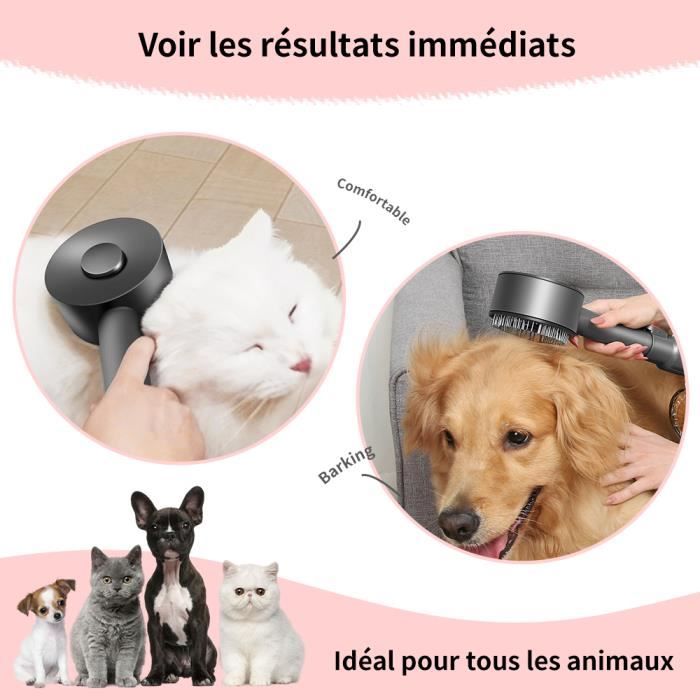 ULTENIC U11 - Brosse de toilettage animaux - Idéal chiens et chats